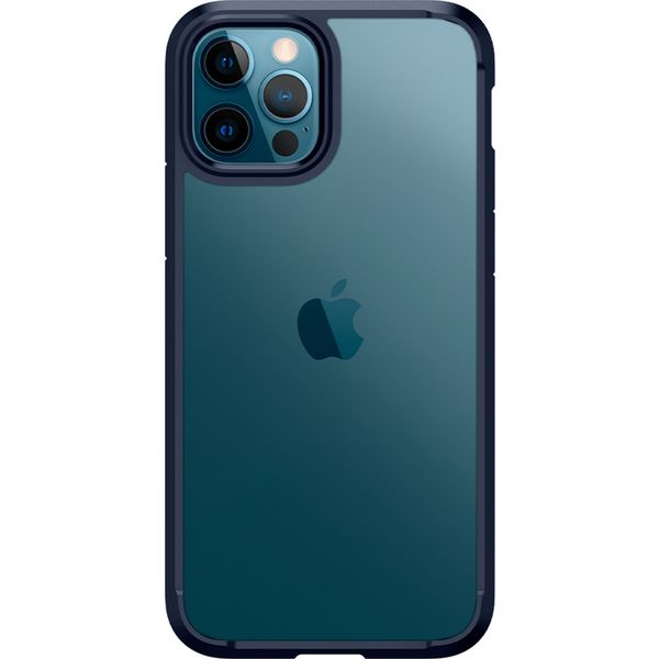 Spigen Coque Ultra Hybrid iPhone 12 (Pro) - Bleu foncé