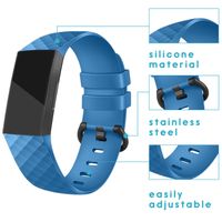 imoshion Bracelet silicone Fitbit Charge 3 / 4 - Bleu