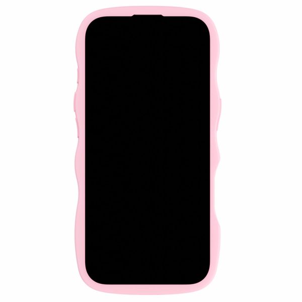 Holdit Coque Wavy Apple iPhone 16 Pro - Transparent / Pink