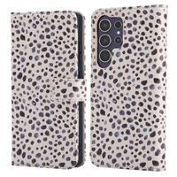 imoshion Étui de téléphone portefeuille Design Samsung Galaxy S25 Ultra - Black And White Dots