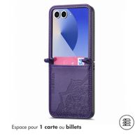 imoshion Mandala Bookcase Samsung Galaxy Z Flip 7 - Violet