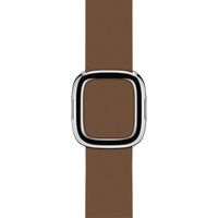 Apple Leather Band Modern Buckle Apple Watch Series 1 á 9 / SE (38/40/41 mm) | Series 10 (42 mm) - Taille M - Brun