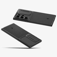 Spigen Coque Optik Armor Camera slider Samsung Galaxy S24 Ultra - Black