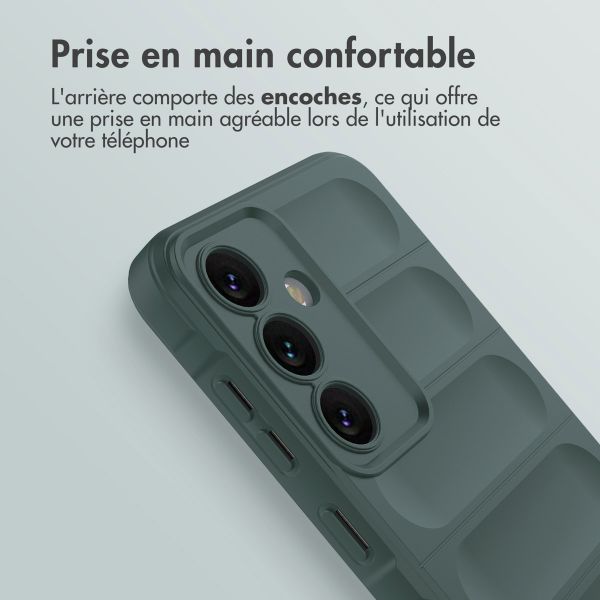 imoshion Coque arrière EasyGrip Samsung Galaxy S24 Plus - Vert foncé