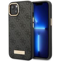 Guess Coque 4G Logo Monogram MagSafe Apple iPhone 14 - Noir