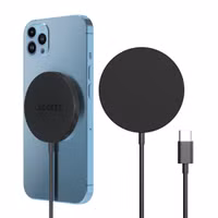 Accezz Chargeur sans fil USB-C - Chargeur sans fil MagSafe et Qi2 - 1 mètres - Noir