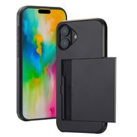 imoshion Coque arrière avec porte-cartes Apple iPhone 16 Plus - Noir