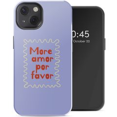 Selencia Coque arrière Vivid avec MagSafe Apple iPhone 13 - More Amor