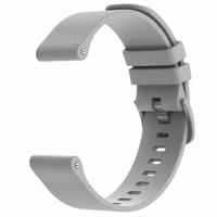 imoshion Bracelet sport en silicone avec boucle - Connexion universelle 20 mm - Gris