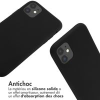 imoshion ﻿Coque en silicone avec cordon Apple iPhone 11 - Noir