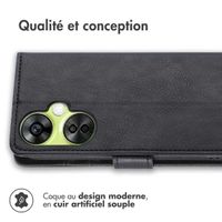 imoshion Étui de téléphone portefeuille Luxe OnePlus Nord CE 3 / CE 3 Lite - Noir