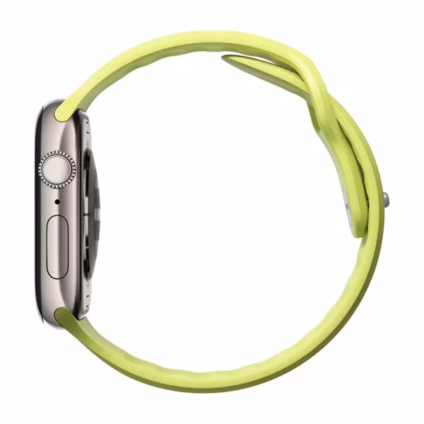Nomad Bracelet Tempo en silicone Apple Watch Series 1 - 11 / SE / Ultra (44/45/46/49 mm) - Lime