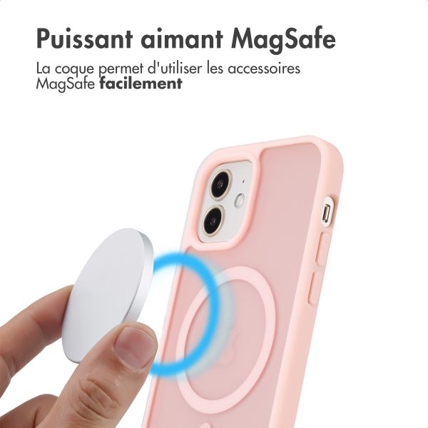 imoshion Coque Color Guard avec MagSafe iPhone 12 (Pro) - Rose clair