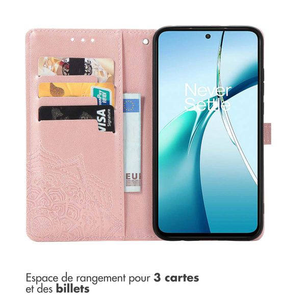 imoshion Etui de télephone Mandala Motorola Moto G56 - Rose Doré