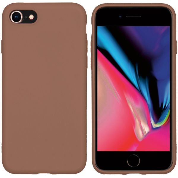 imoshion Coque Couleur iPhone SE (2022 / 2020) / 8 / 7 - Taupe