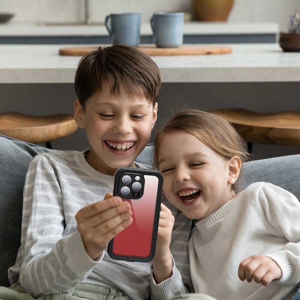 Redpepper Coque imperméable Dot Plus Apple iPhone 15 Pro - Noir