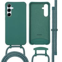 imoshion Coque de couleur avec cordon amovible Samsung Galaxy A55 - Vert foncé