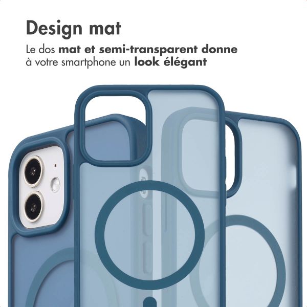 imoshion Coque Color Guard avec MagSafe iPhone 12 (Pro) - Bleu foncé