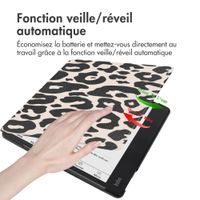 imoshion Design Slim Hard Case Sleepcover Kobo Elipsa 2E - Leopard