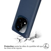 imoshion Coque Brushed Xiaomi Redmi Note 14 Pro (5G) - Bleu foncé