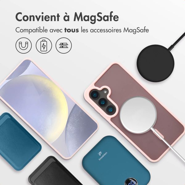 imoshion Coque Color Guard avec MagSafe Samsung Galaxy S24 - Rose clair