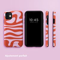 Selencia Coque arrière Vivid Apple iPhone 11 - Dream Swirl Pink