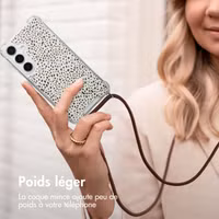 imoshion Coque Design avec cordon Samsung Galaxy S25 - Desert Dots