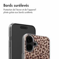 imoshion Coque design pour iPhone 16 - Leopard Mood