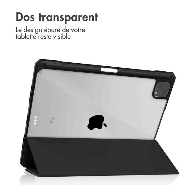 imoshion Coque tablette rigide Trifold Apple iPad Pro 11 (2022 / 2021 / 2020 / 2018) - Noir