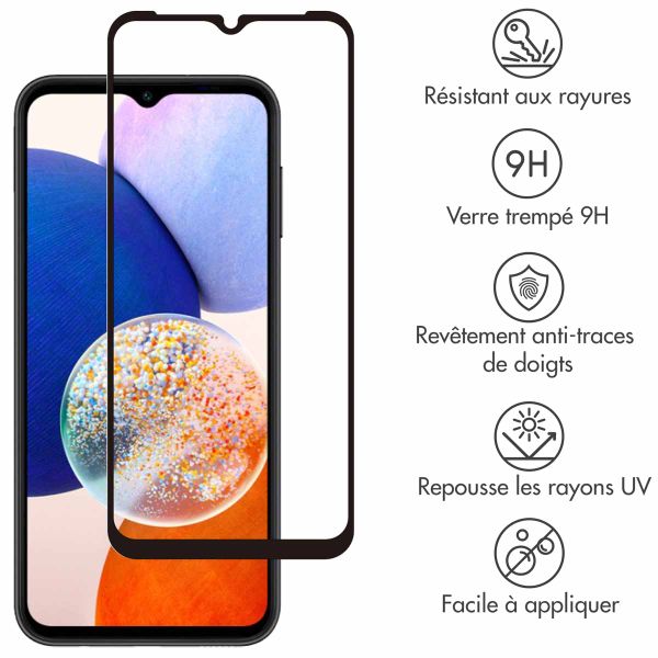 Selencia Protection d'écran premium en verre trempé durci Samsung Galaxy A14 (5G/4G)