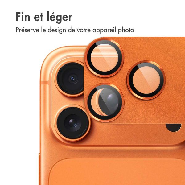 imoshion Protection Caméra en verre trempé 2 Pack Apple Apple iPhone 17 Pro - Cosmic Orange