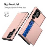 imoshion Coque arrière avec porte-cartes Samsung Galaxy S24 Ultra - Rose Doré