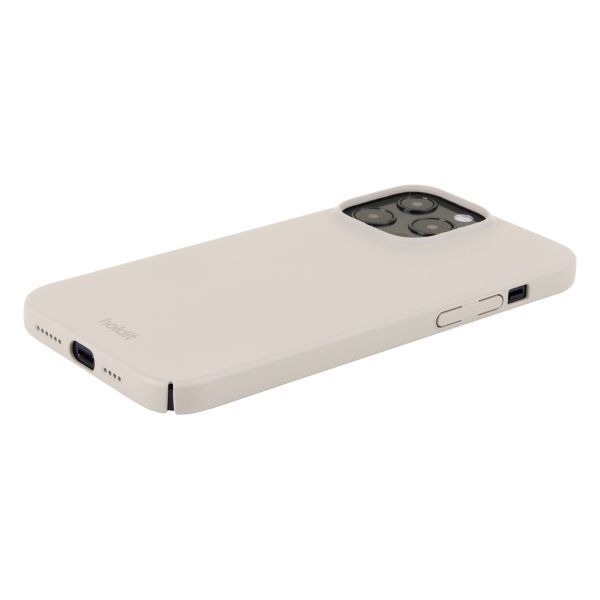 Holdit Coque Slim iPhone 15 Pro Max - Light Beige