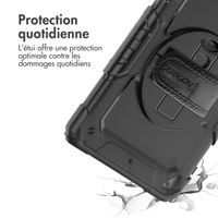 Accezz ﻿Coque arrière robuste avec bandoulière iPad (2017 / 2018) - Noir