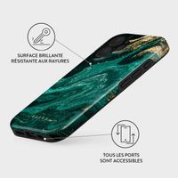 Burga Coque arrière Tough iPhone 16 - Emerald Pool