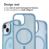 imoshion Coque Color Guard avec MagSafe iPhone 15 - Bleu clair