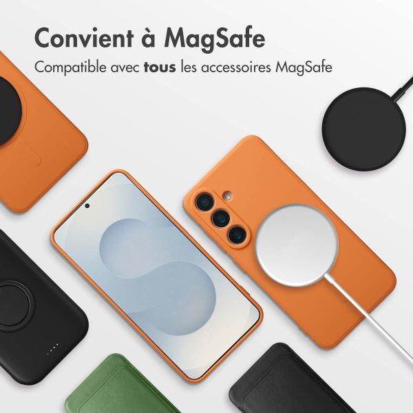 imoshion Coque Couleur avec MagSafe Samsung Galaxy S25 Plus - Neon Orange