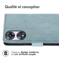 imoshion Étui de télephone portefeuille Oppo A58 - Bleu clair