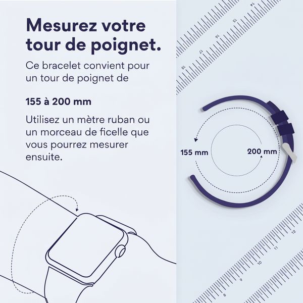 imoshion Bracelet sport en silicone  - Connexion universelle 22 mm - Light Grey & Neon Yellow