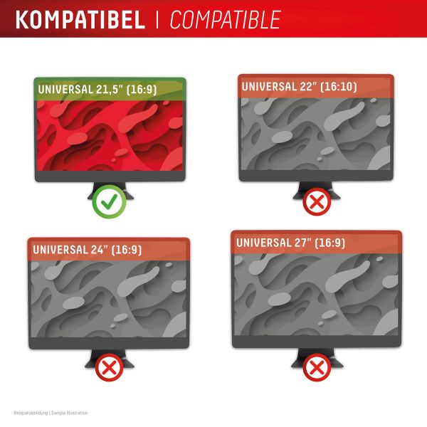 Displex Protection d'écran magnetique Privacy Safe Desktop 21,5 pouces - Universel - 16:9