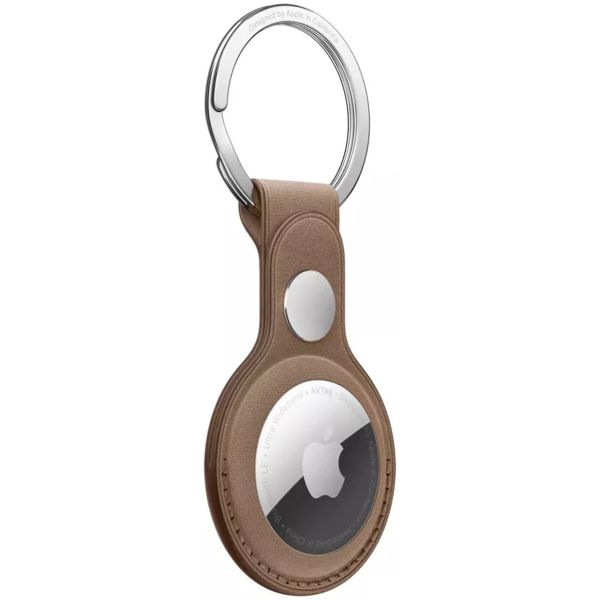 Apple ﻿Anneau de clés AirTag FineWoven - Taupe