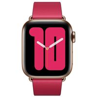 Apple Leather Band Modern Buckle Apple Watch Series 1-9 / SE - 38/40/41 mm / Series 10 - 42 mm - Taille S - Raspberry