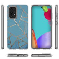 imoshion Coque Design pour Samsung Galaxy A52(s) (5G/4G) - Blue Graphic