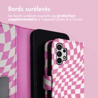 imoshion Étui de téléphone portefeuille Design Samsung Galaxy A32 (5G) - Retro Pink