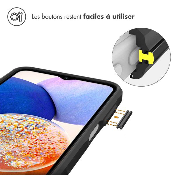 imoshion Rugged Hybrid Carbon Case Samsung Galaxy A15 (5G/4G) - Noir