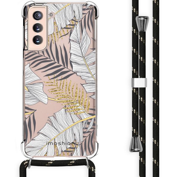 imoshion Coque Design avec cordon Samsung Galaxy S21 - Glamour Botanic