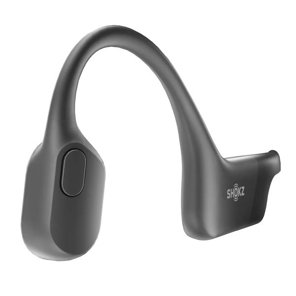 Shokz OpenRun - Modèle standard - Écouteurs sans fil Open-Ear - Conduction osseuse - Black