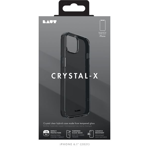 Laut ﻿Coque arrière Crystal-X IMPKT iPhone 13 - Noir