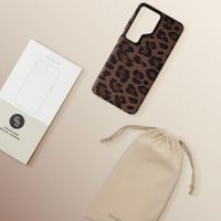 Selencia Coque Sabi imprimé panthère avec MagSafe Samsung Galaxy S26 Ultra - Mocha Brown