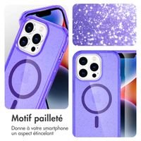 imoshion Coque Sparkle avec MagSafe iPhone 14 Pro - Violet